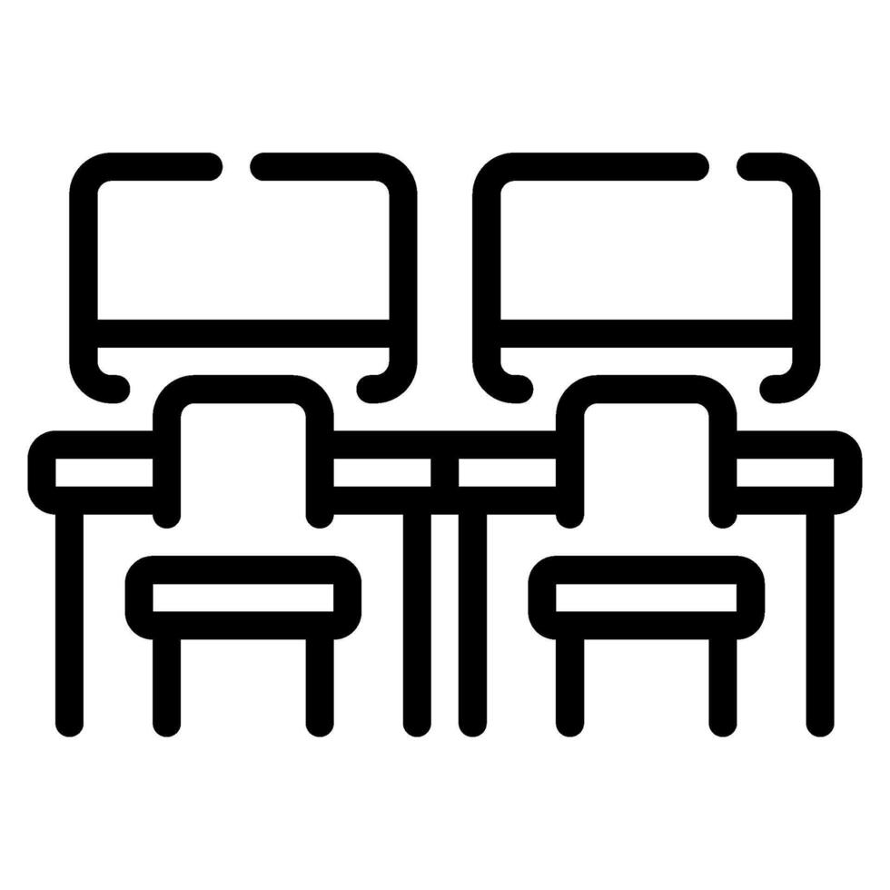 Computer Lab icon for web, app, infographic, etc vector