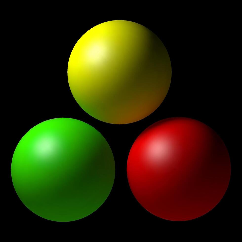 Set of colorful balls vector