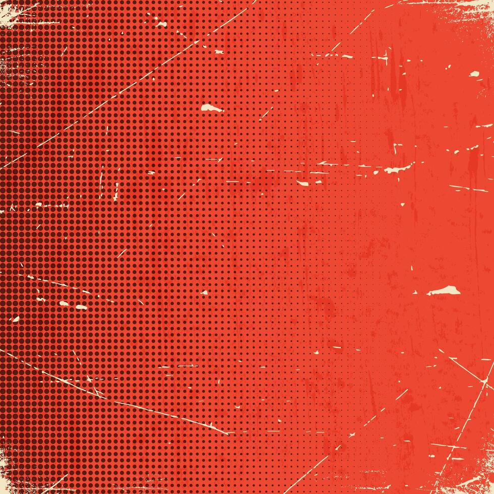 Old scratched card with halftone gradient vector