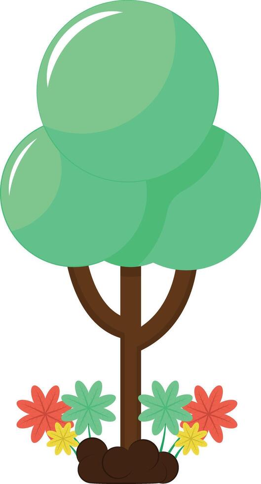 Vibrant Spring Tree vector