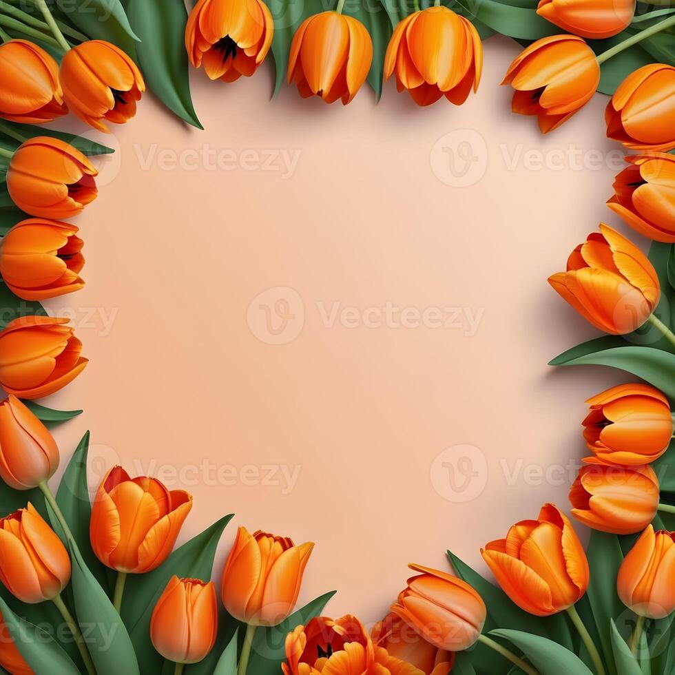 Show your love on Mother's Day with a colorful design of tulip flowers and a place to write your sweet sentiments. photo