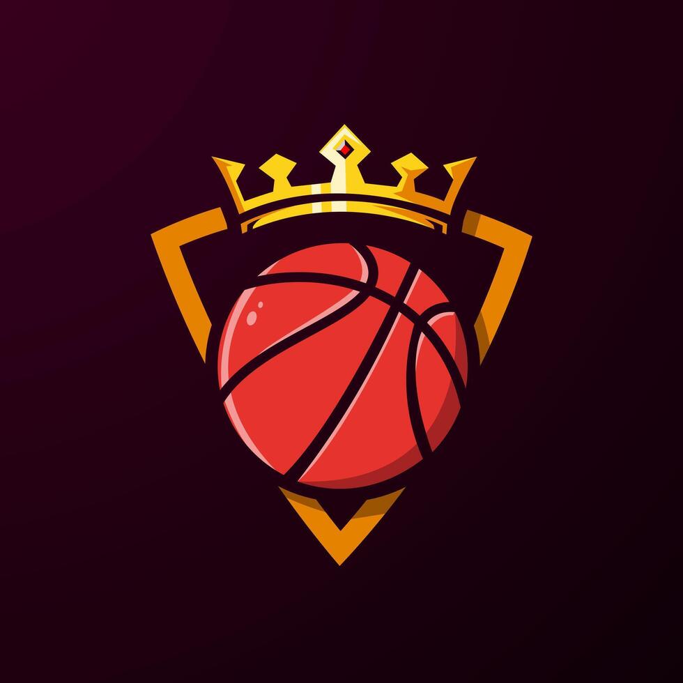 King Basketball Team Logo vector
