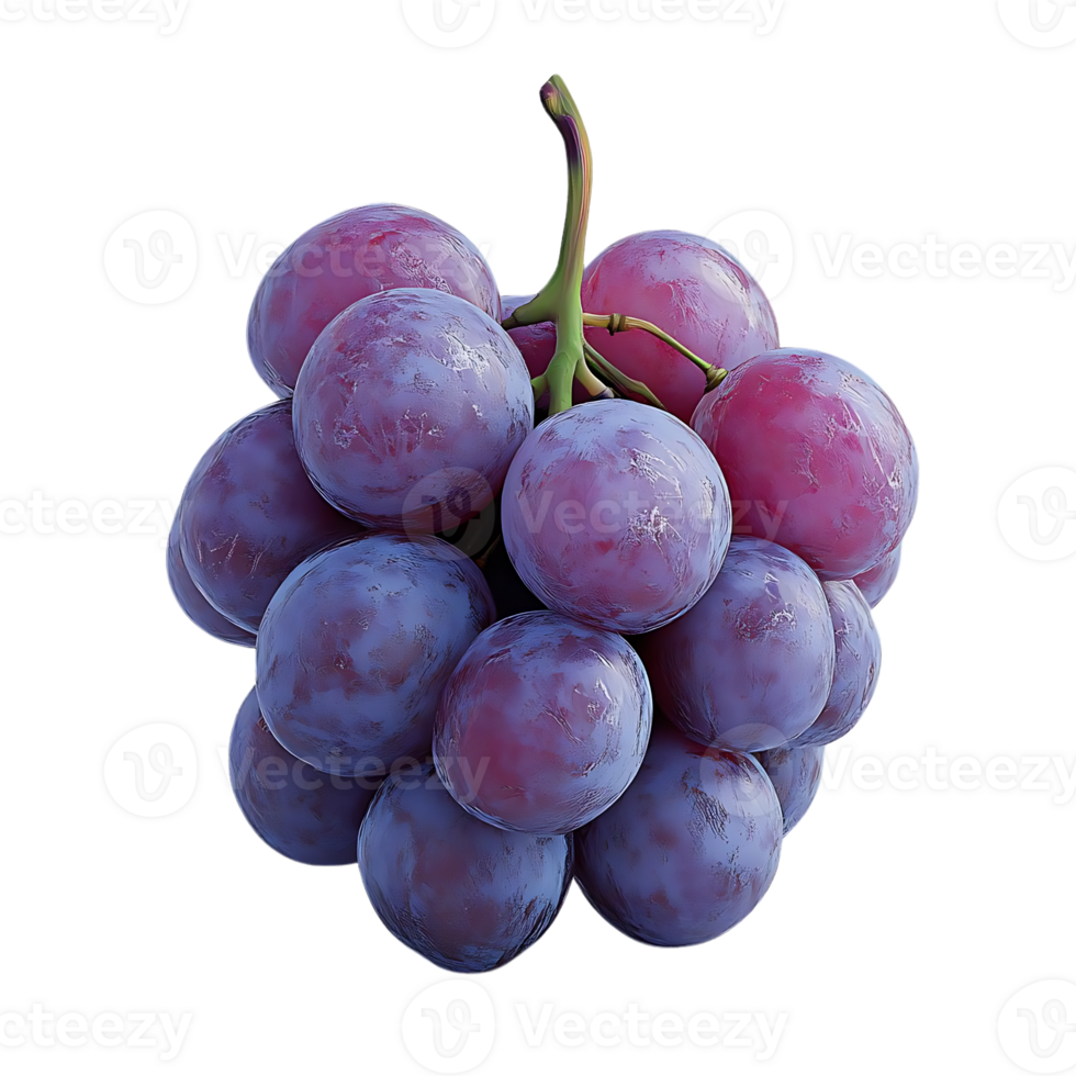 A Bunch of Grapes with a Transparent Background, Isolated on Black, Purple Grapes, Red Grapes, Fresh Grapes, Grapes Cluster, Grapefruit, Fruit, Food, Nature, Still Life png