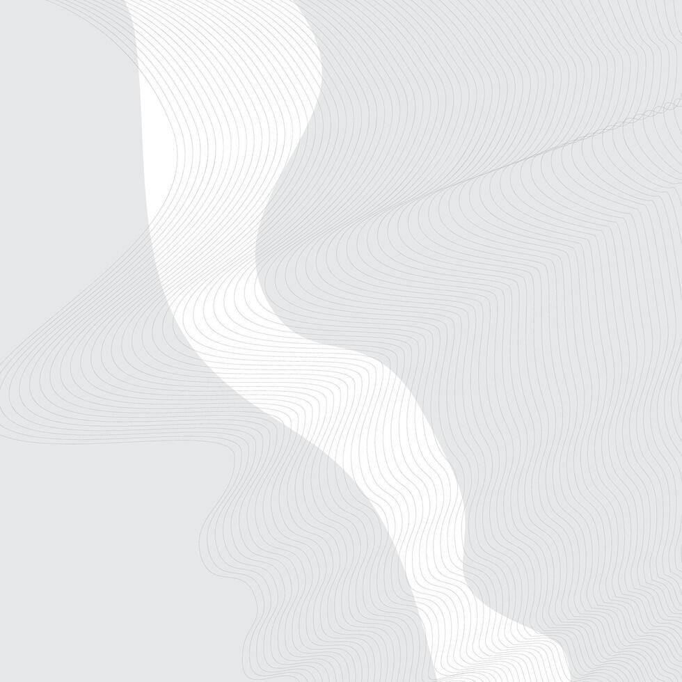minimalis Abstract background with white wavy lines. illustration for your design vector