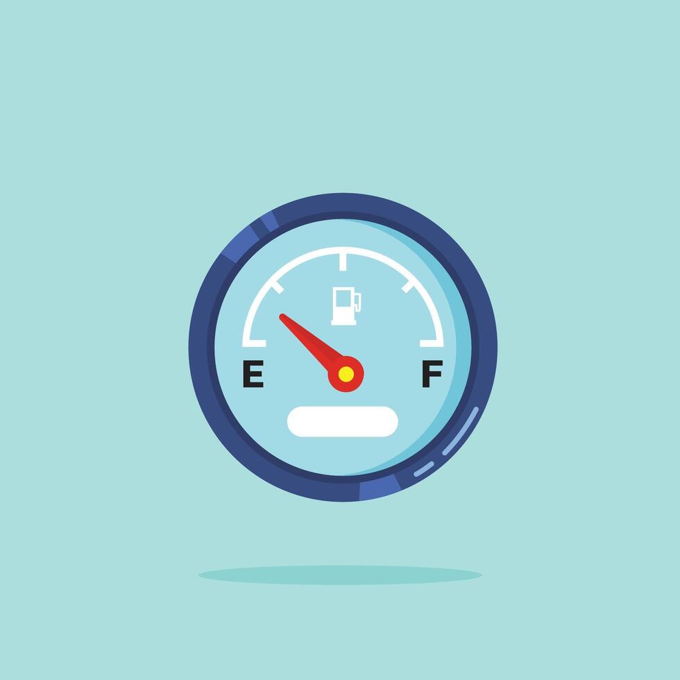 gasoline dashboard icon logo, vehicle fuel display illustration. suitable for posters and web icons vector