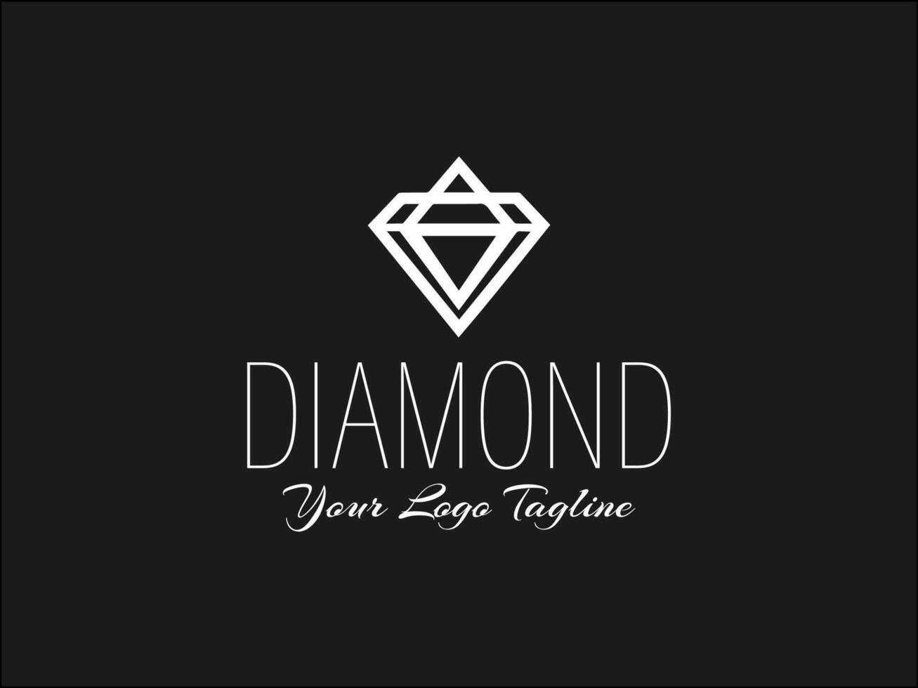 Diamond logo design template vector