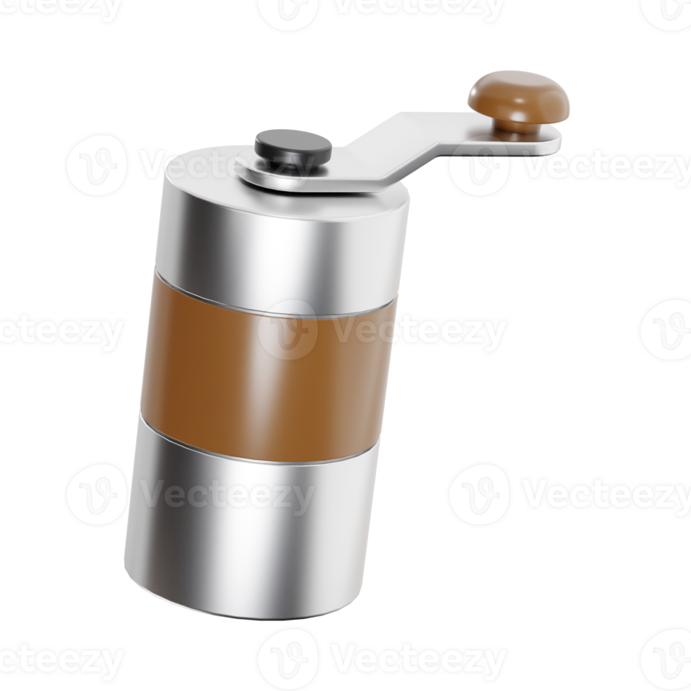 Coffee Grinder 3d icon illustration png