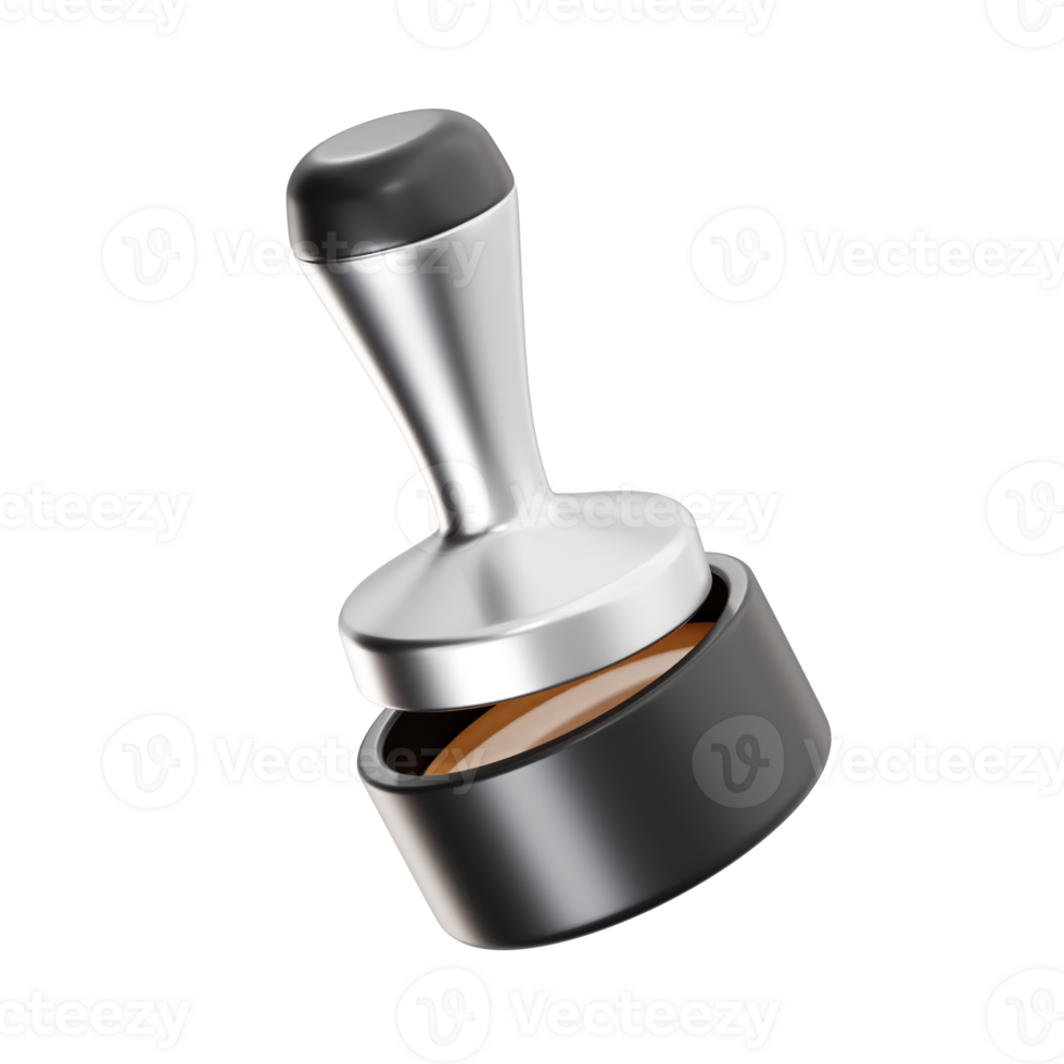 Coffee Tamper 3d icon illustration png