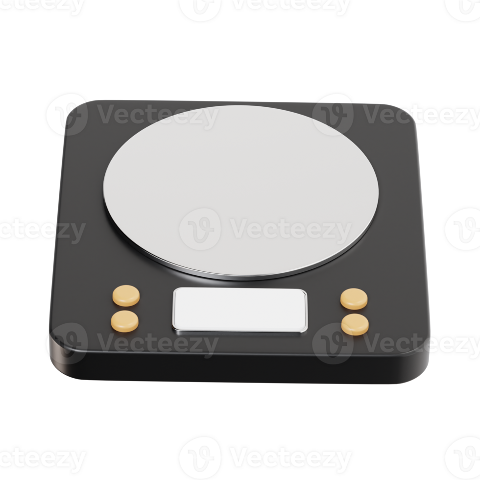 Coffee Weighing Scale 3d icon illustration png