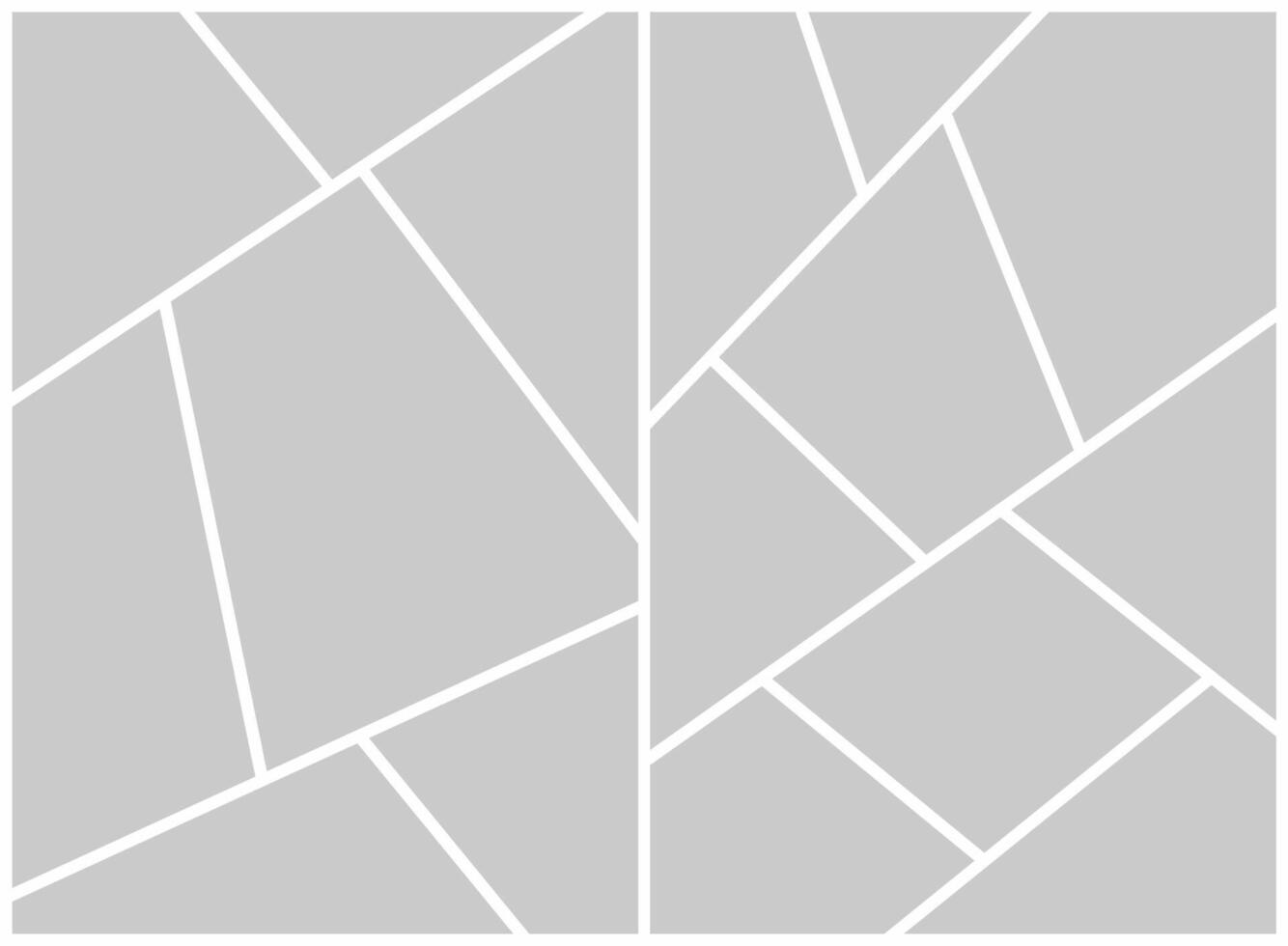 photo collage template illustration vector