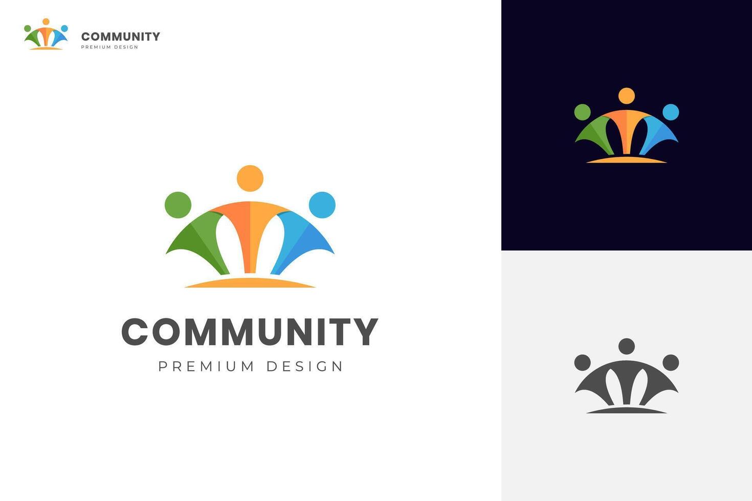 human Social Network Team Partners Friends logo icon design graphic human group illustration vector
