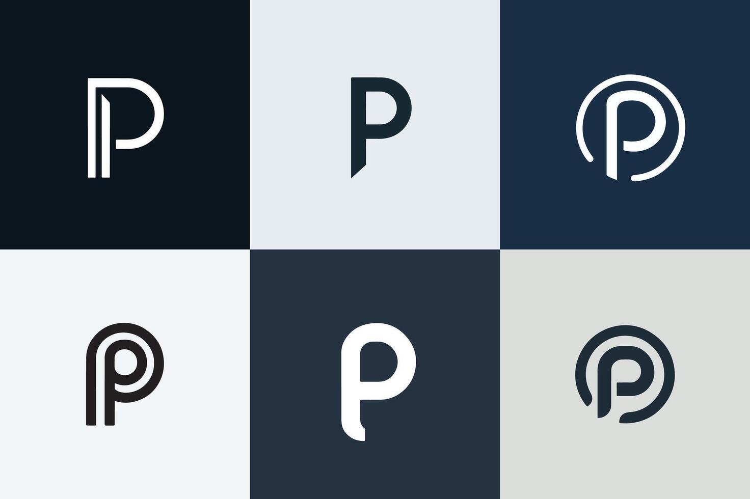 P letter logo vector