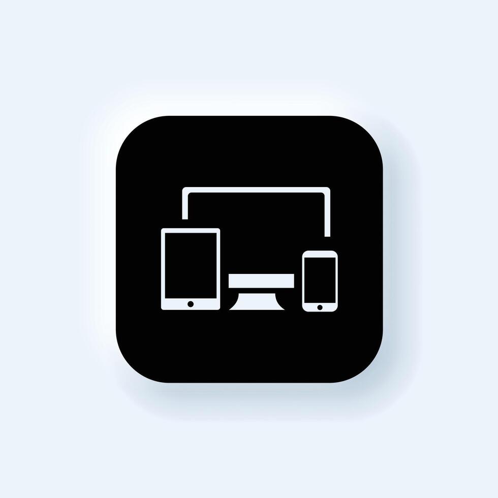 Mobile device line icon. symbol in trendy flat style on white background. Web sing for design. vector