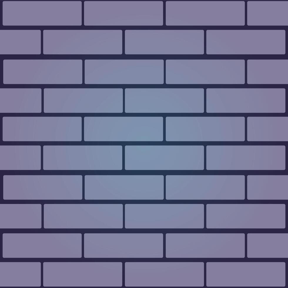a brick wall with a purple background. vector