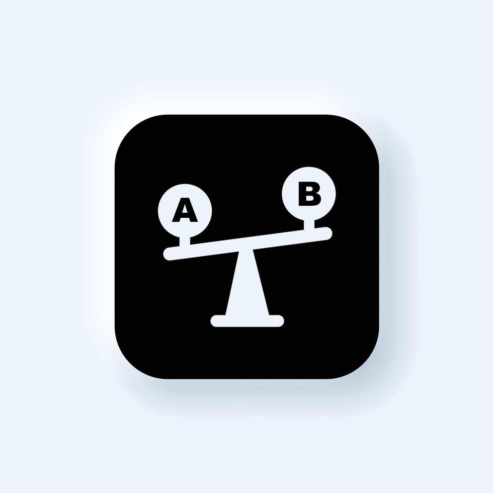 Balance symbol. Harmony sign. Logo stability. Wellbeing concept. Business stability. illustration vector