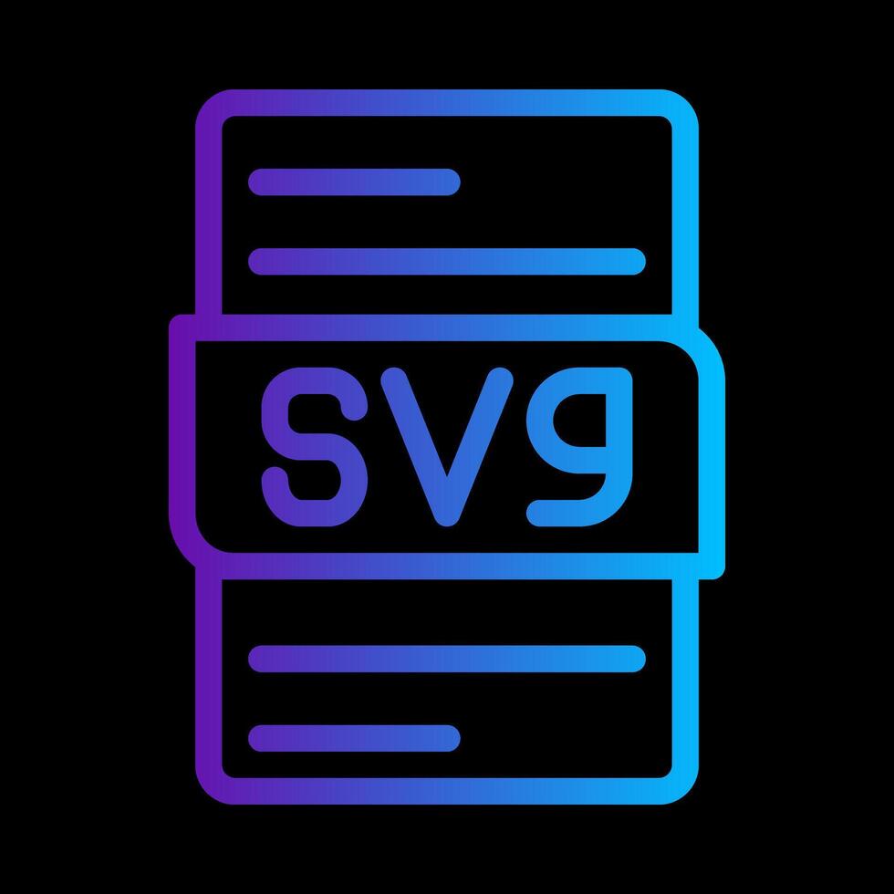 Svg document gradient icon. can be used for website, ui and mobile app. vector