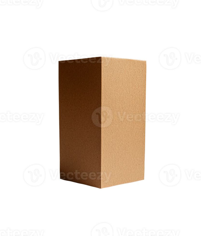 Brown box, isolated png