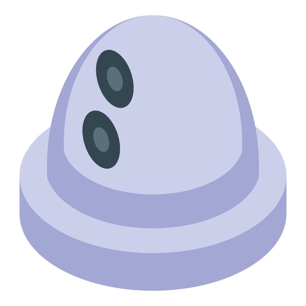 Modern security camera observing providing safety and surveillance vector
