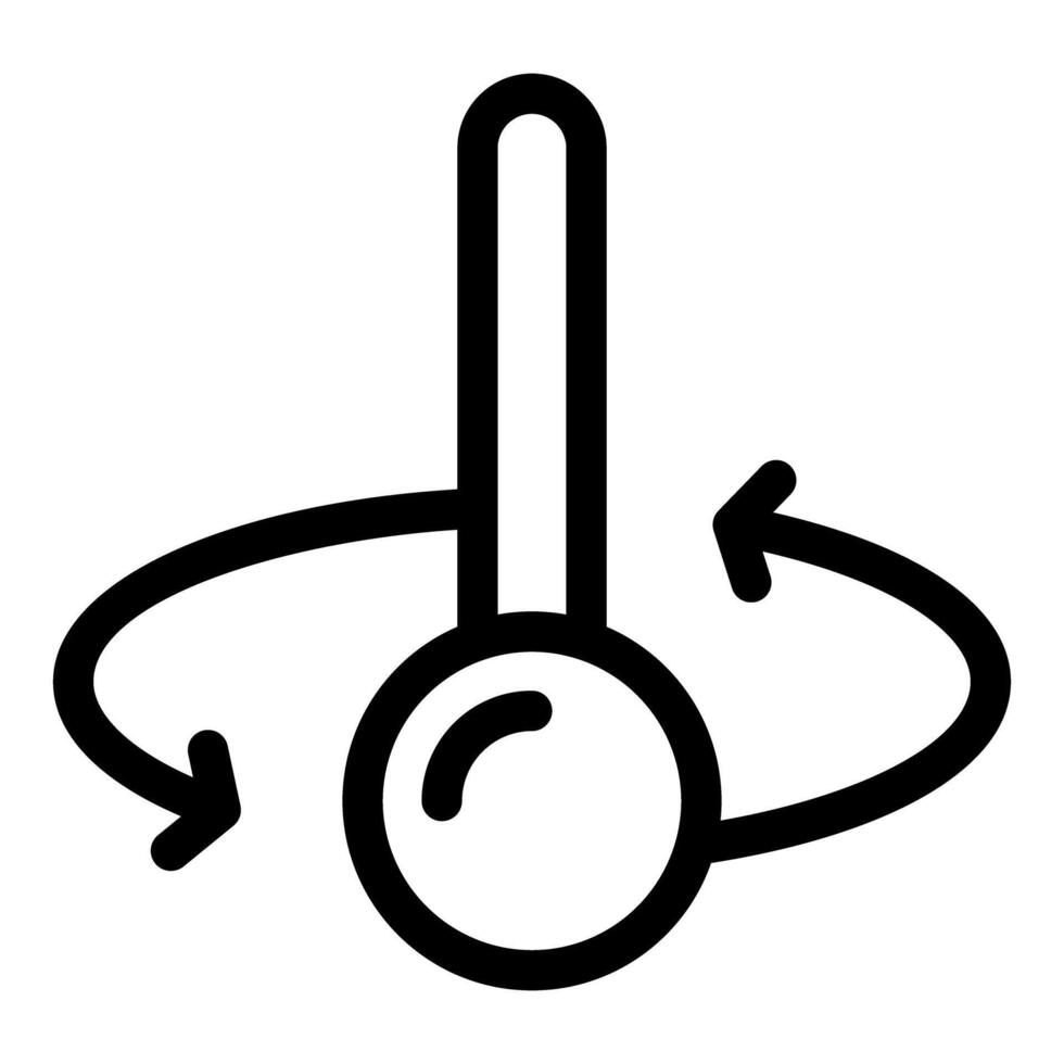 Pendulum swinging showing potential and kinetic energy physics experiment vector