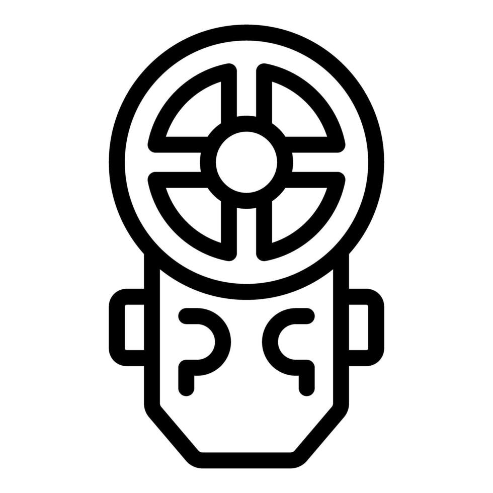 Leveling tool showing precise leveling measurement vector