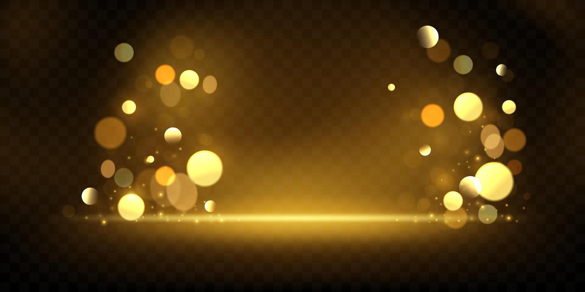 beautiful bokeh background for decoration festival template beautiful banner luxury illustration vector