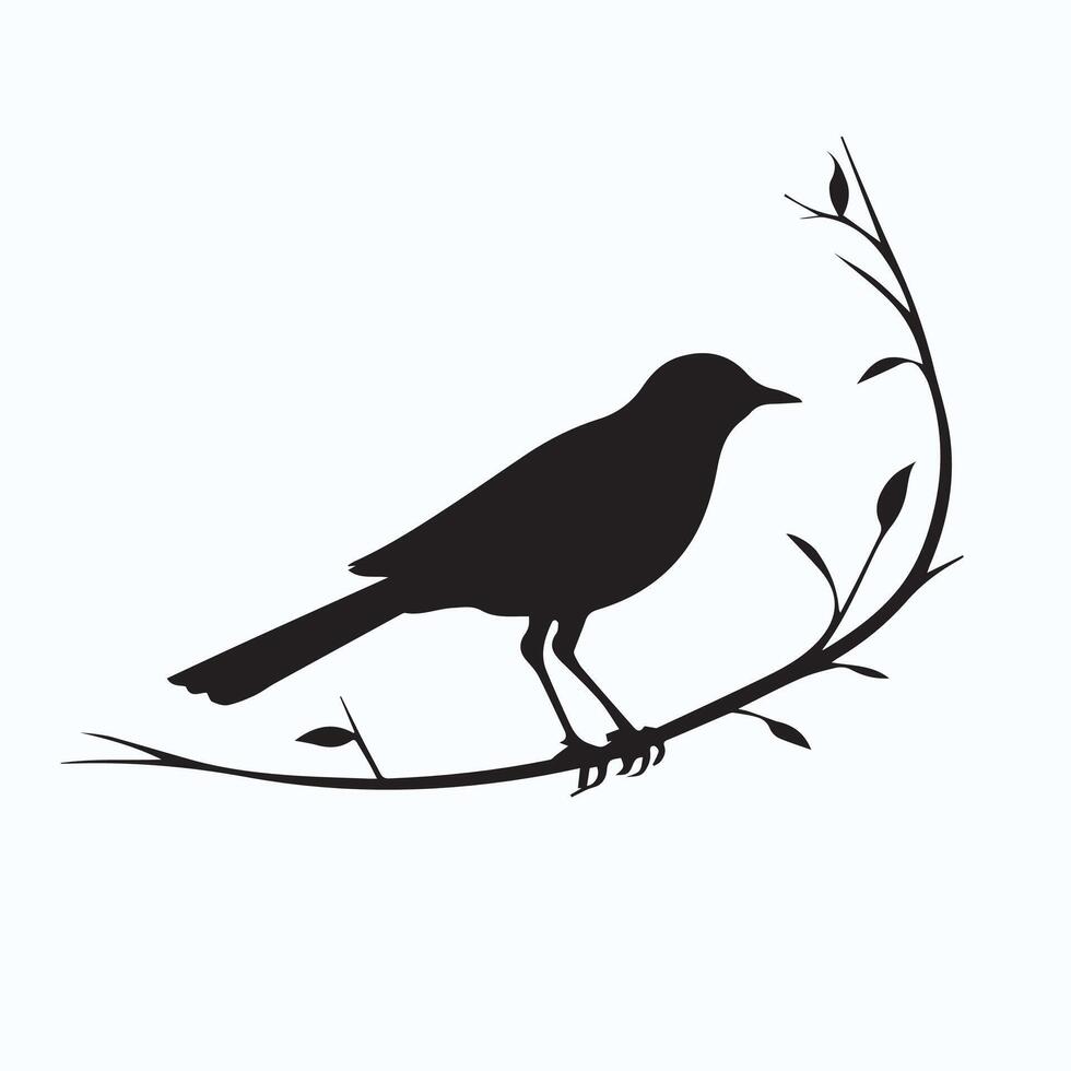 bird silhouette download vector