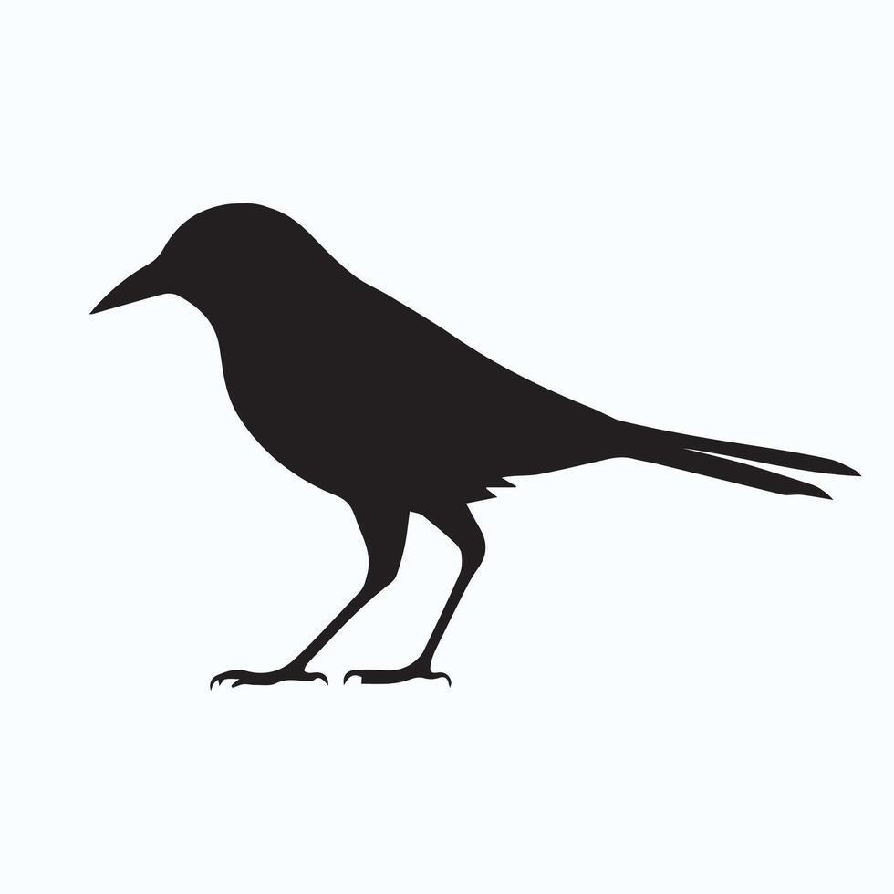 Bird silhouette pattern design vector
