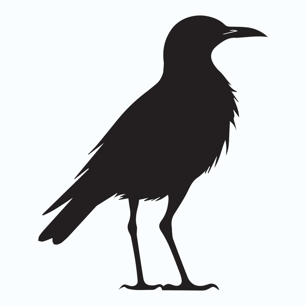 Bird silhouette art vector