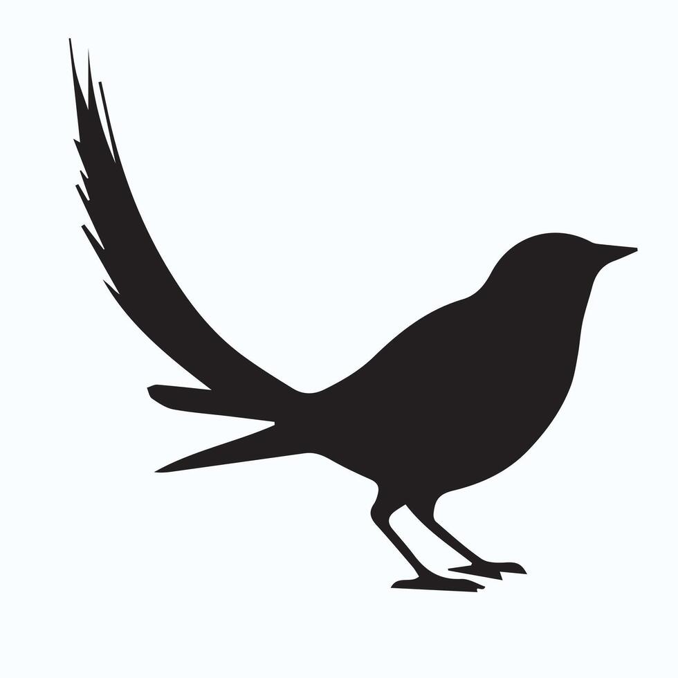 Bird silhouette image vector