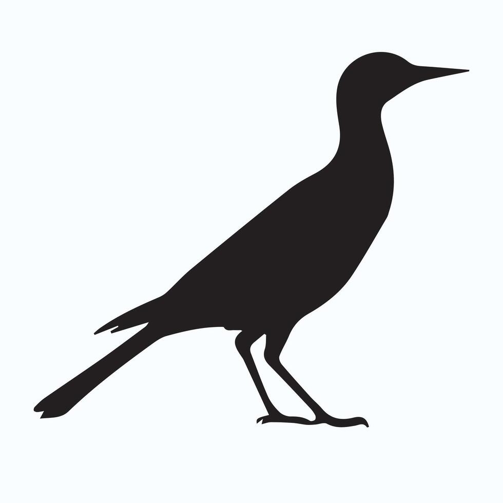 bird silhouette icons vector
