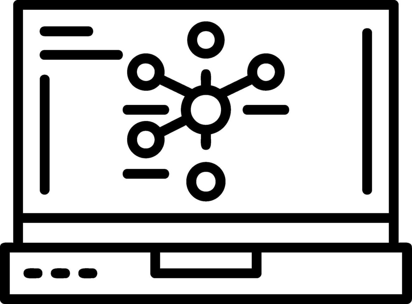 Graph Icon Design vector