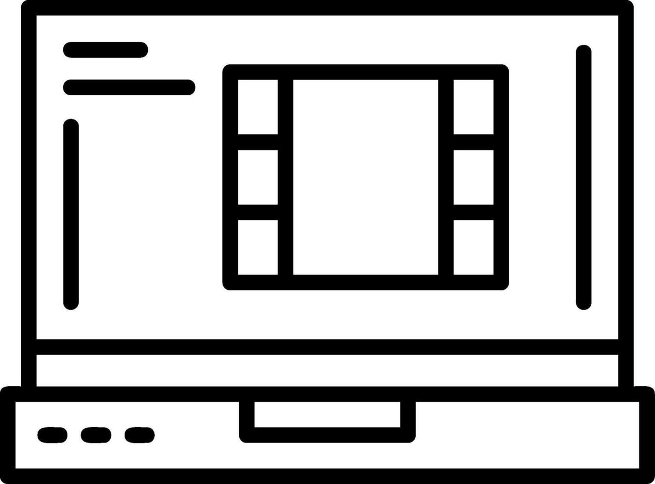 laptop Icon Design vector