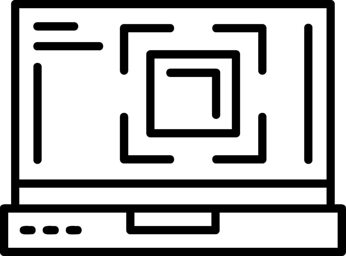 Full screen Icon Design vector
