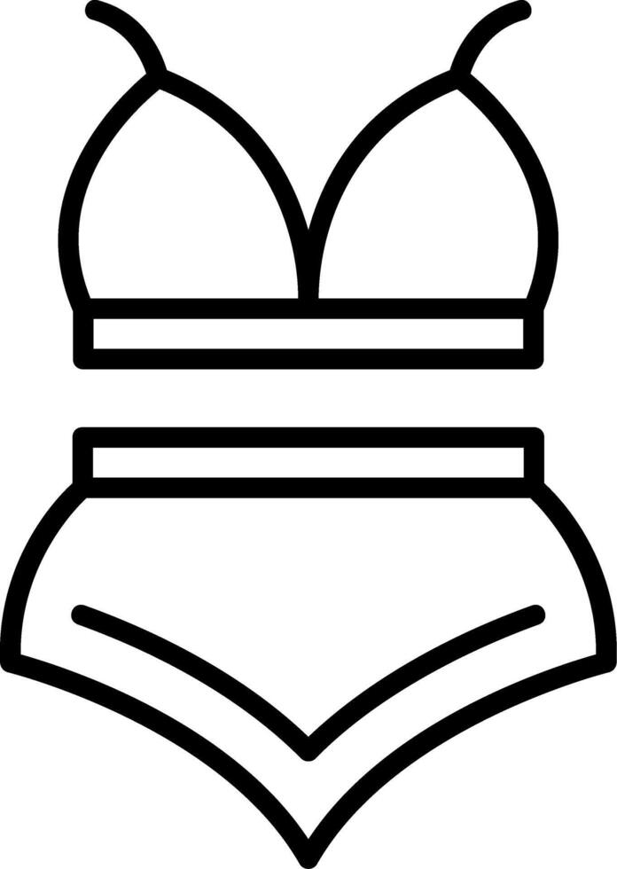 Bikini Icon Design vector