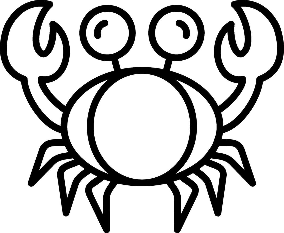 Crab Icon Design vector