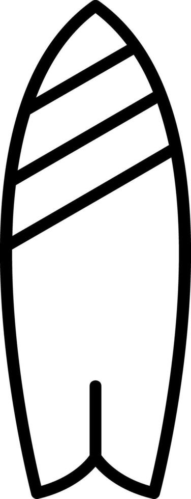 Surfboard Icon Design vector