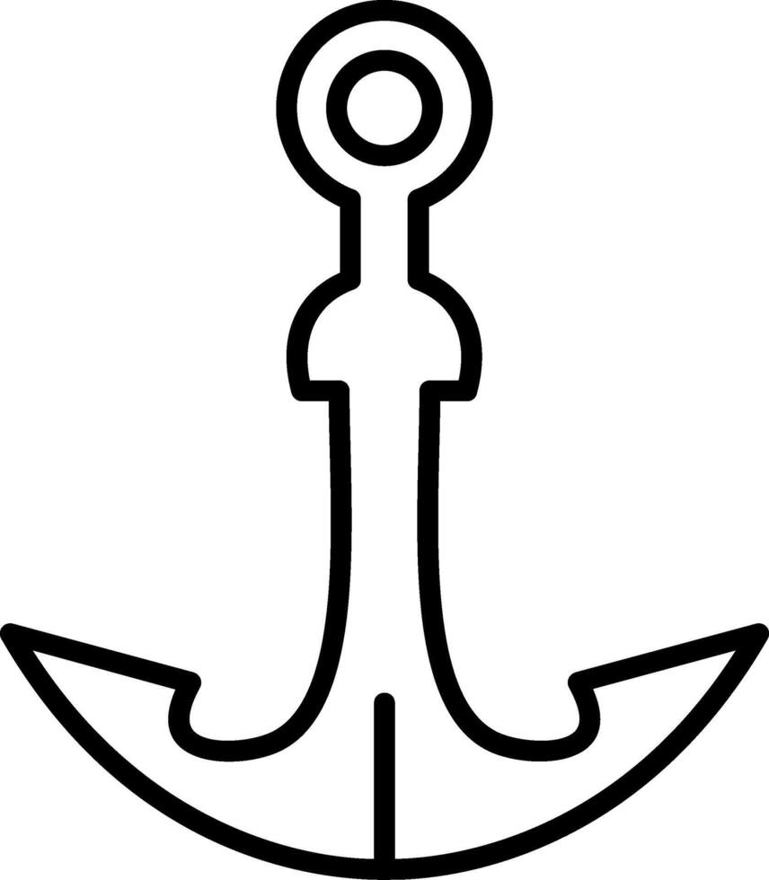 Anchor Icon Design vector