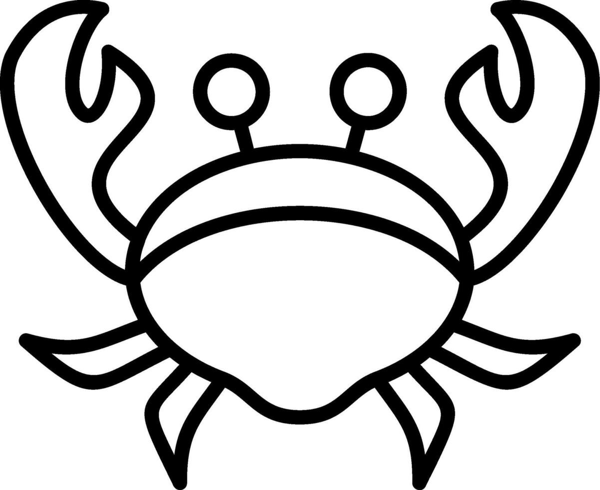 Crab Icon Design vector