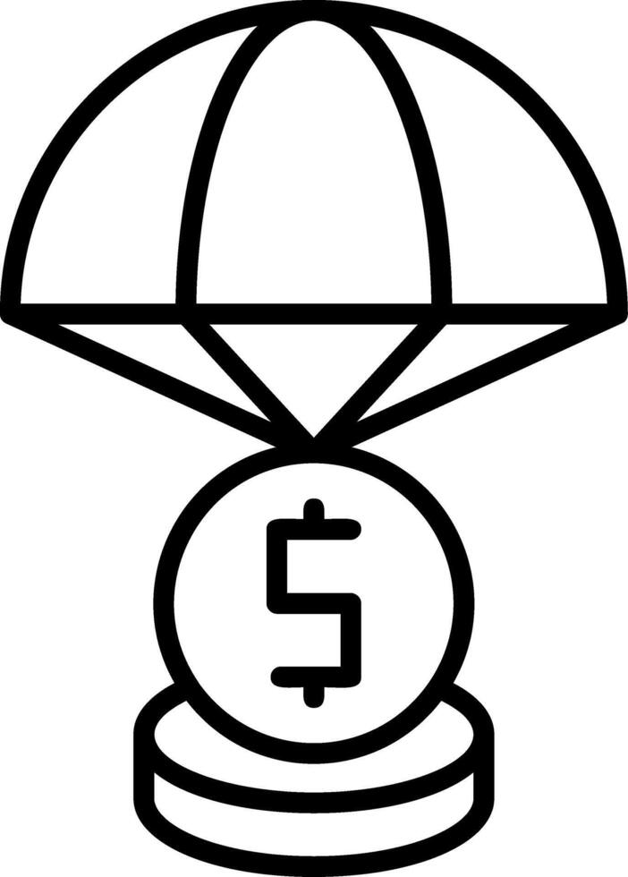 Bailout Icon Design vector