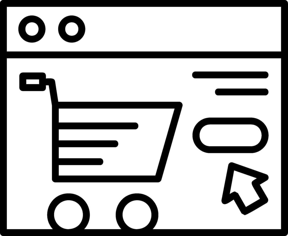 E-commerce Icon Design vector