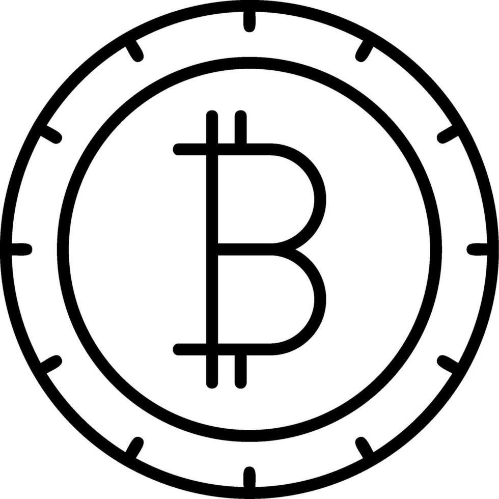 Bitcoin Icon Design vector