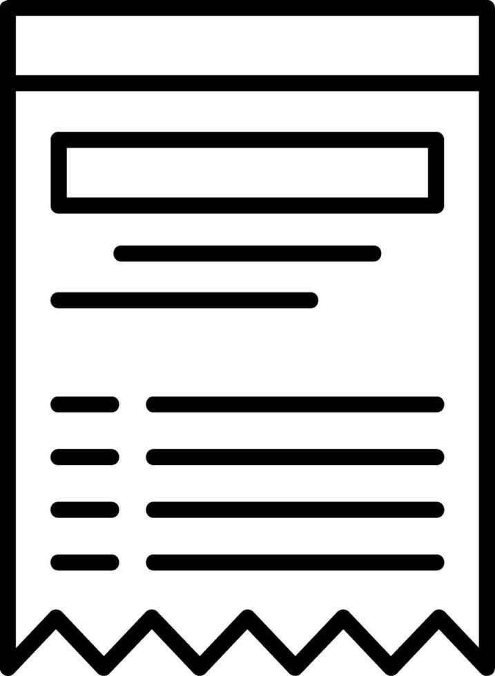 Receipt Icon Design vector