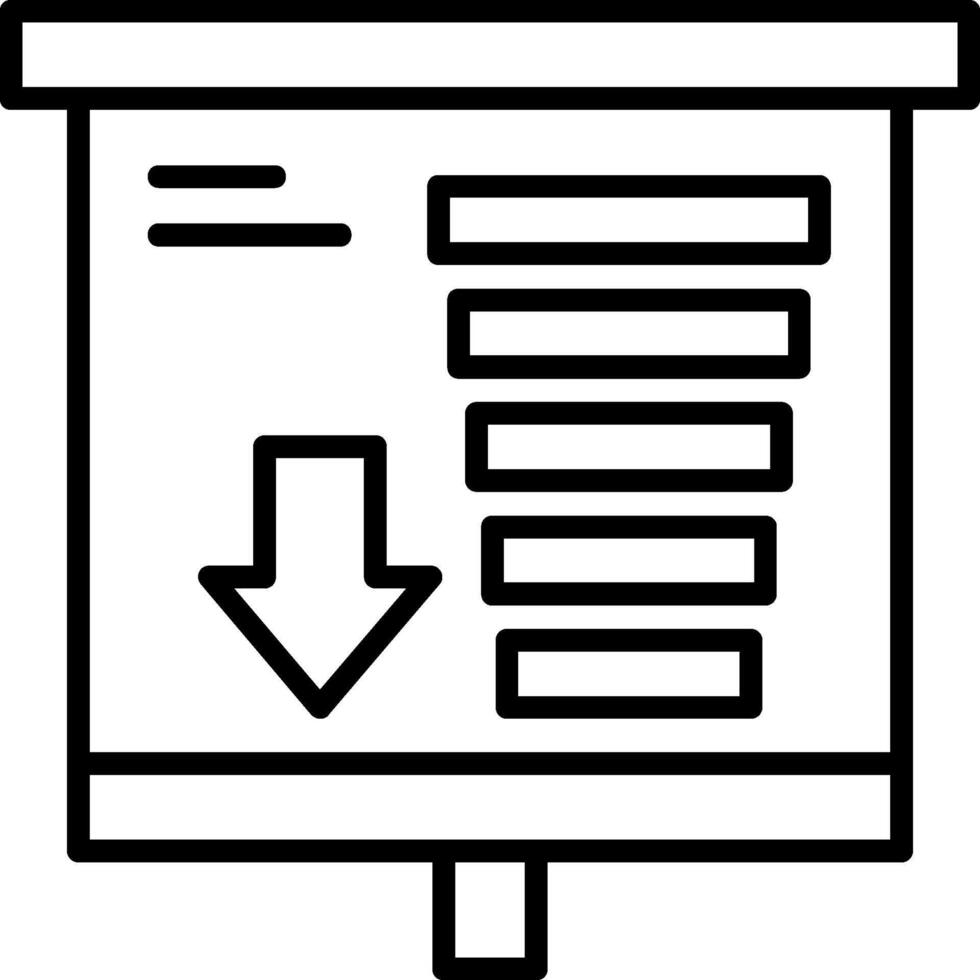 Funnel Chart Icon Design vector