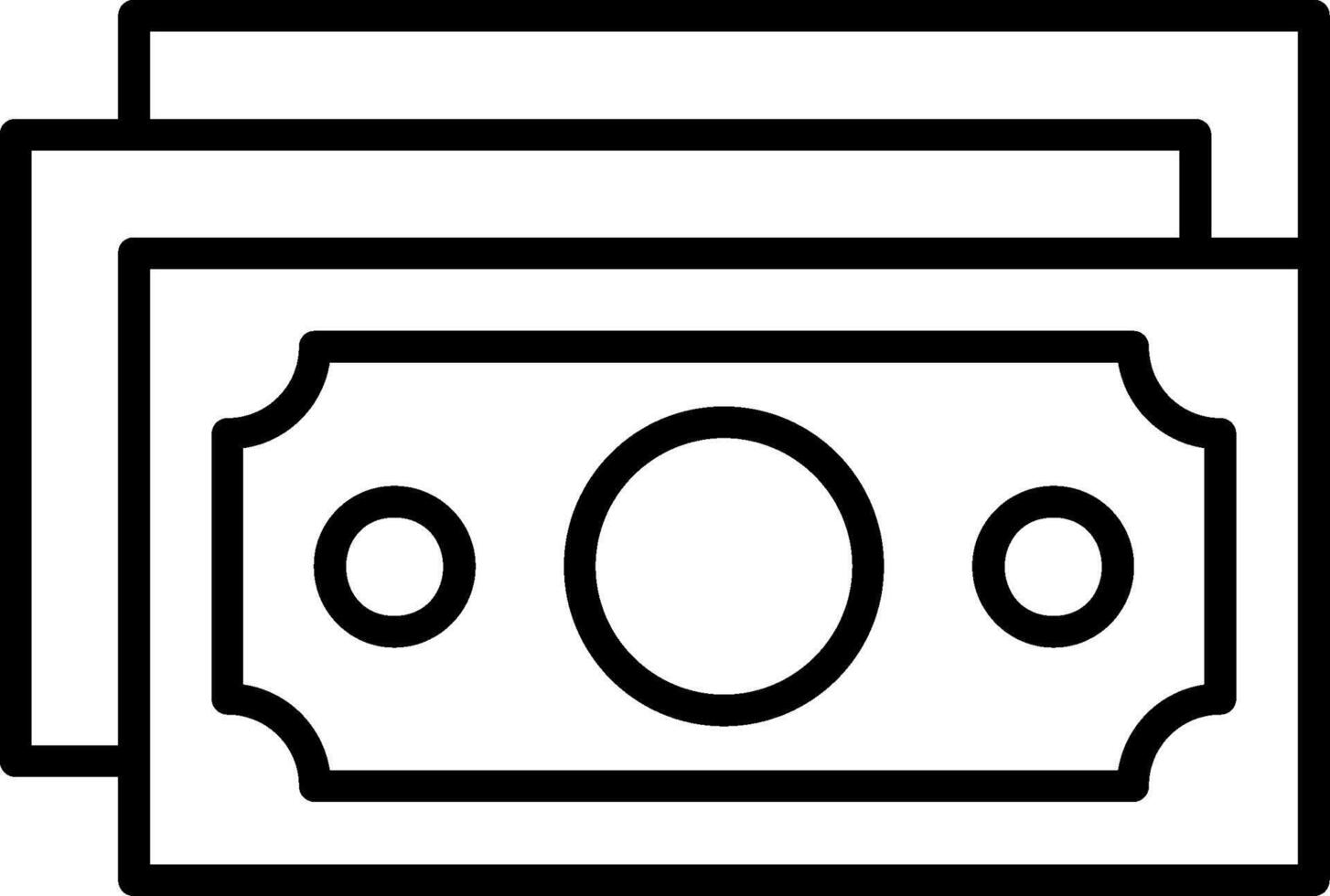 Banknotes Icon Design vector