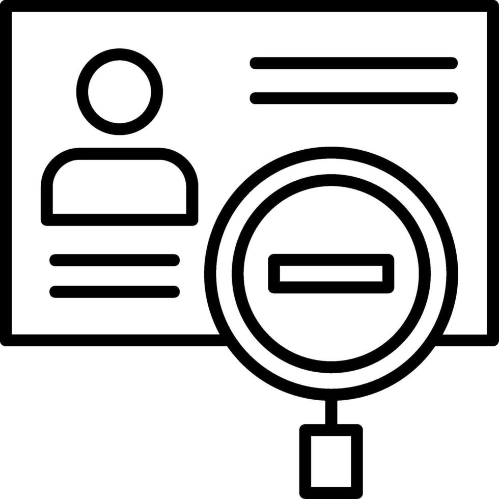 Identity theft Icon Design vector