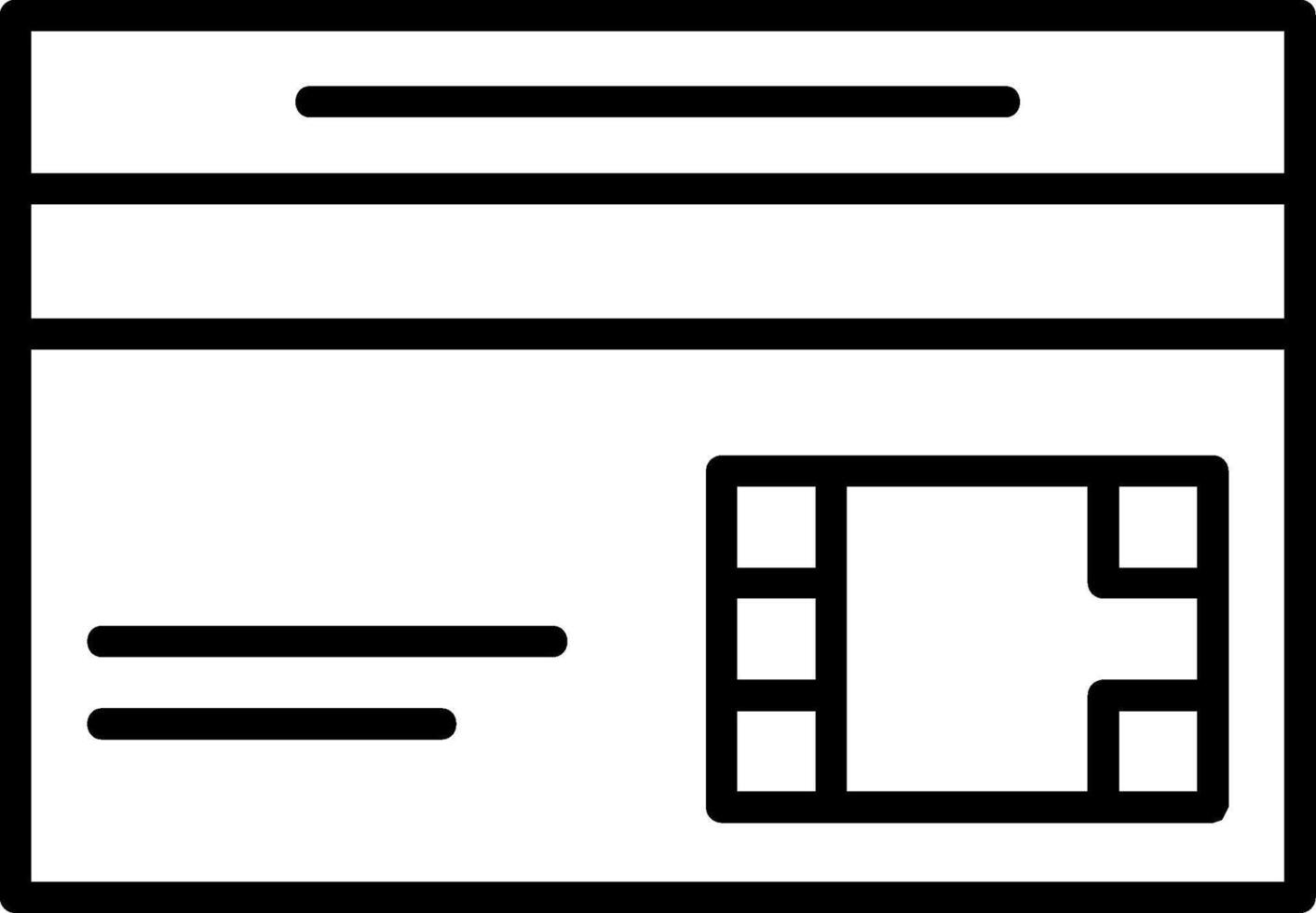 Chip card Icon Design vector