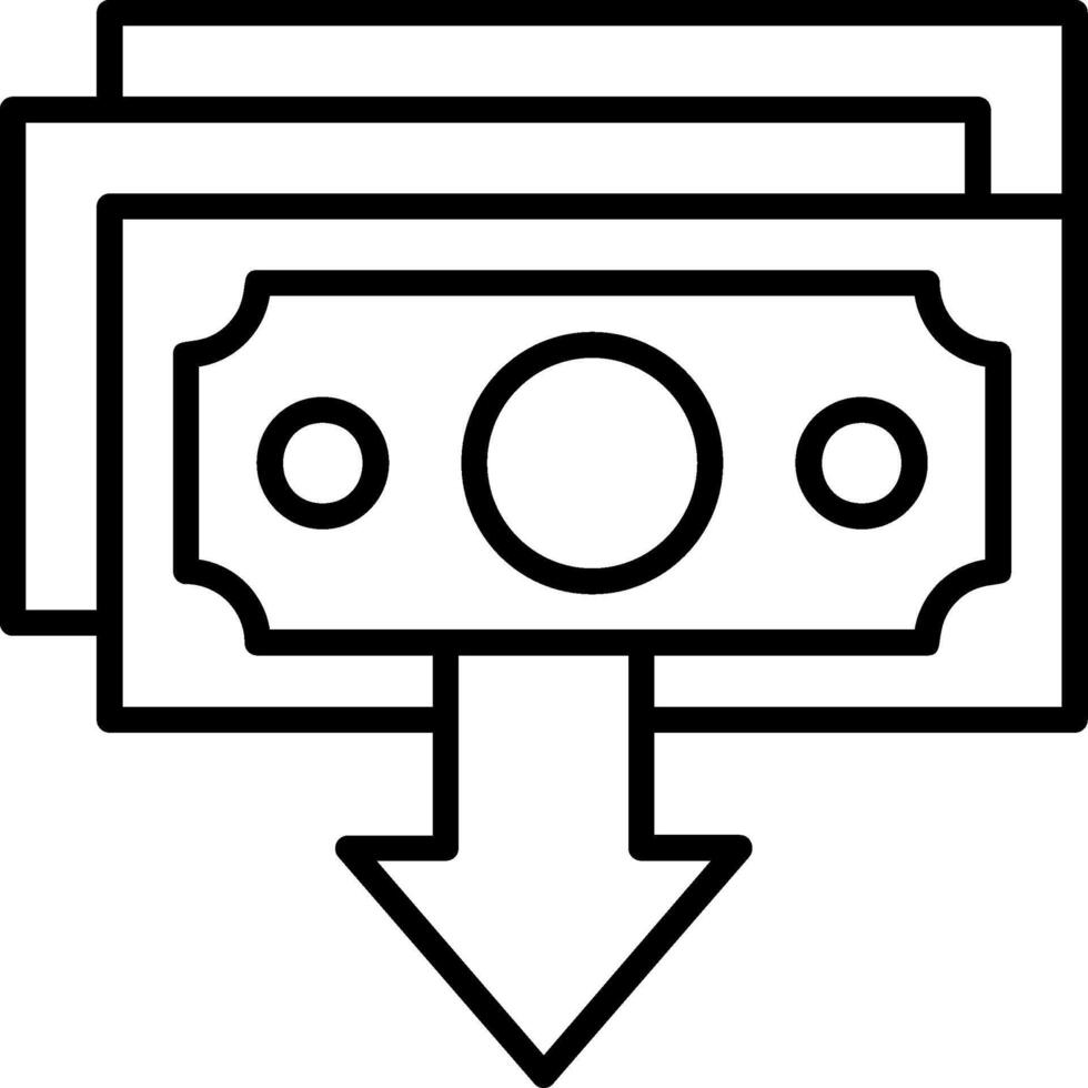 Bankruptcy Icon Design vector