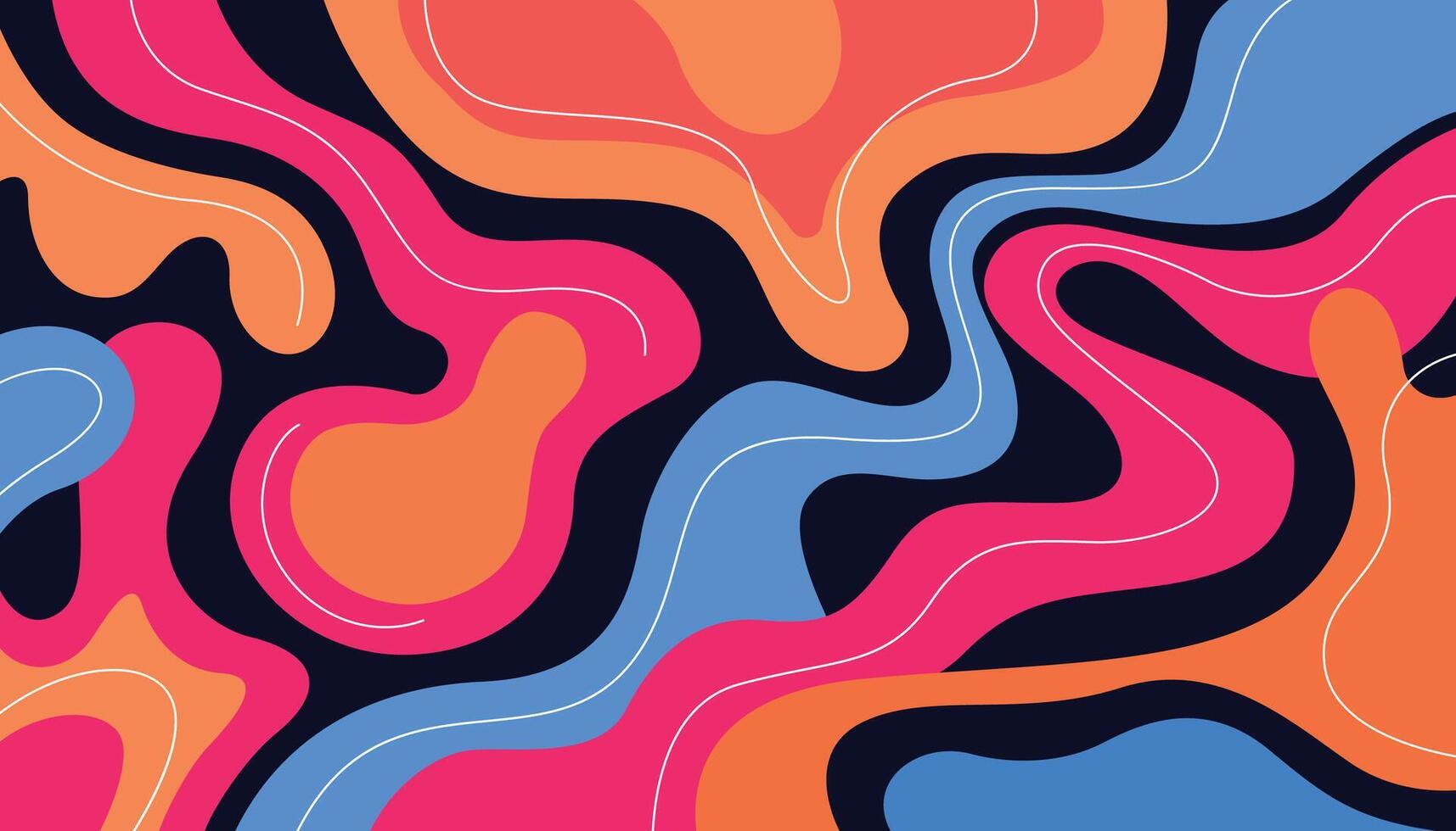 Abstract dynamic colorful shape background design vector