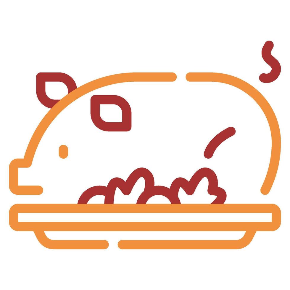 Roast Pork icon for web, app, infographic, etc vector