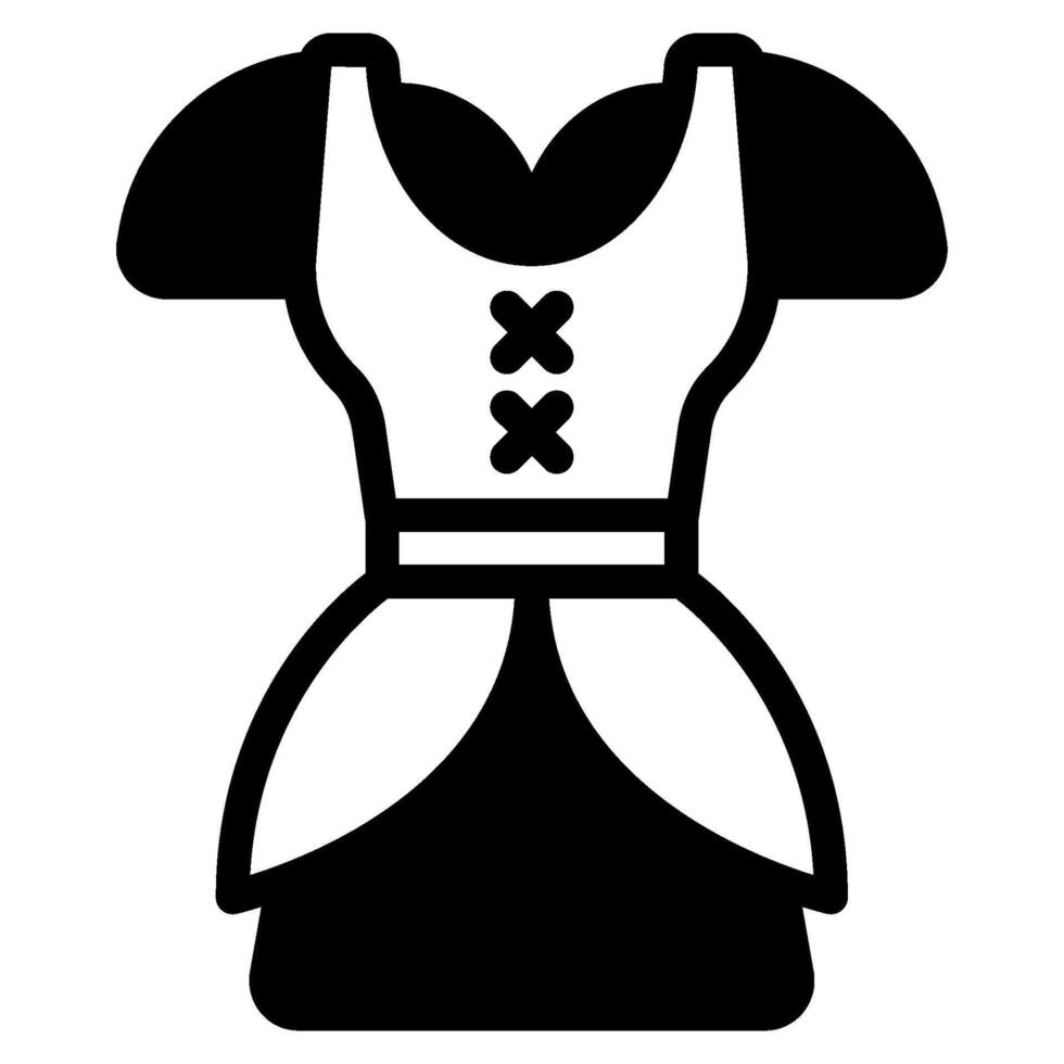 Dirndl icon for web, app, infographic, etc vector